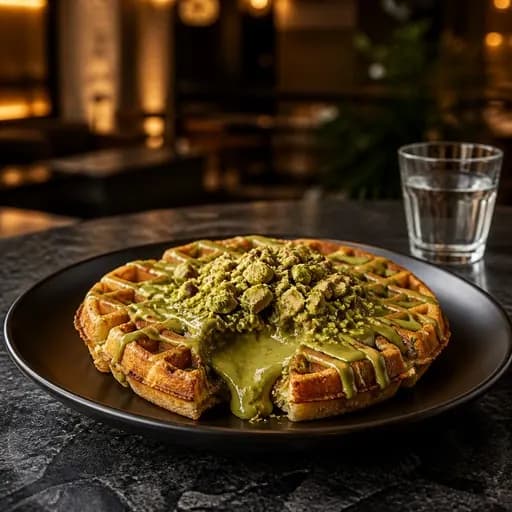 وافل بستاشيو لافا
